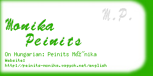 monika peinits business card